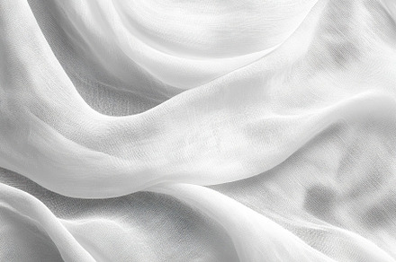 Elegant White Sheer Fabric Draped So, a Background Photo by Pixeness