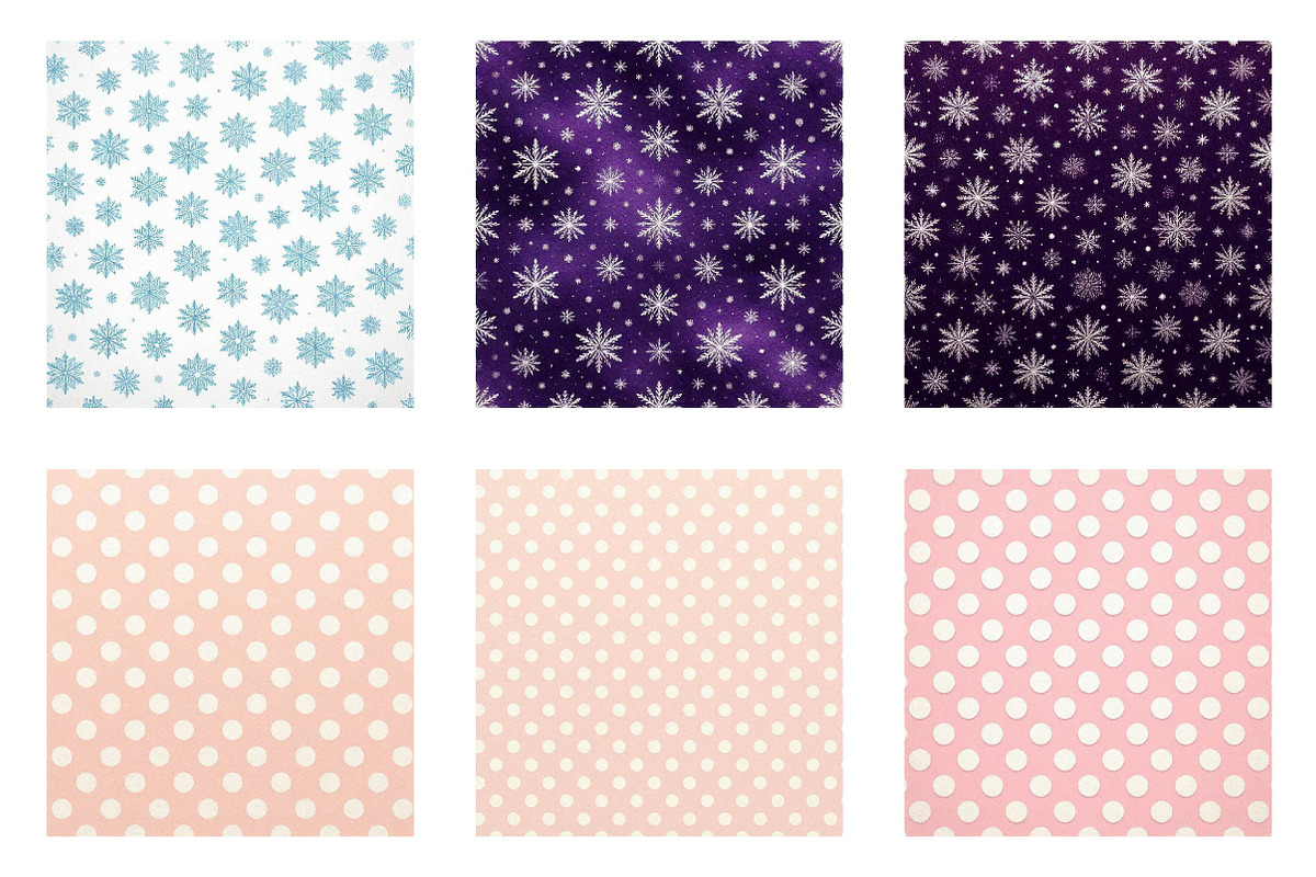 White Polka Dot Digital Paper, a Pattern Graphic by fashionaddict (Photo 4 of 6)