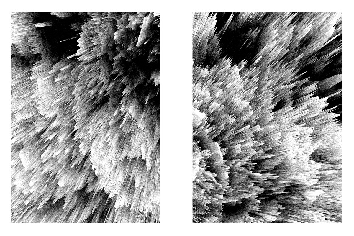 Abstract Halftone Explosions Vol. 1, a Texture Graphic by AL's Design ...