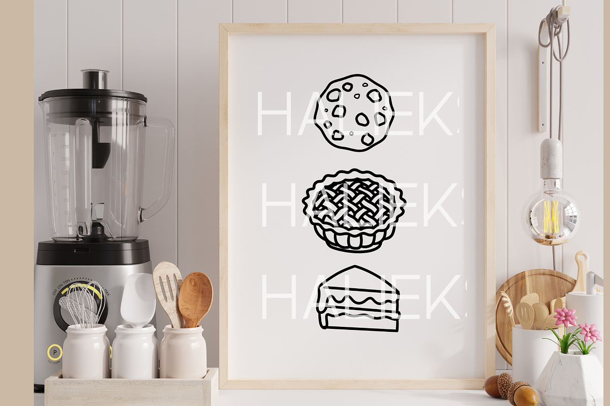 Cute Bakery SVG Illustrations, a Food Illustration by HalieKStudio (Photo 5 of 9)