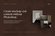 ESPRESSO Mockup-Style Canva Kit, a Social Media Template by Patrace Studio (Thumbnail 2 of 12)