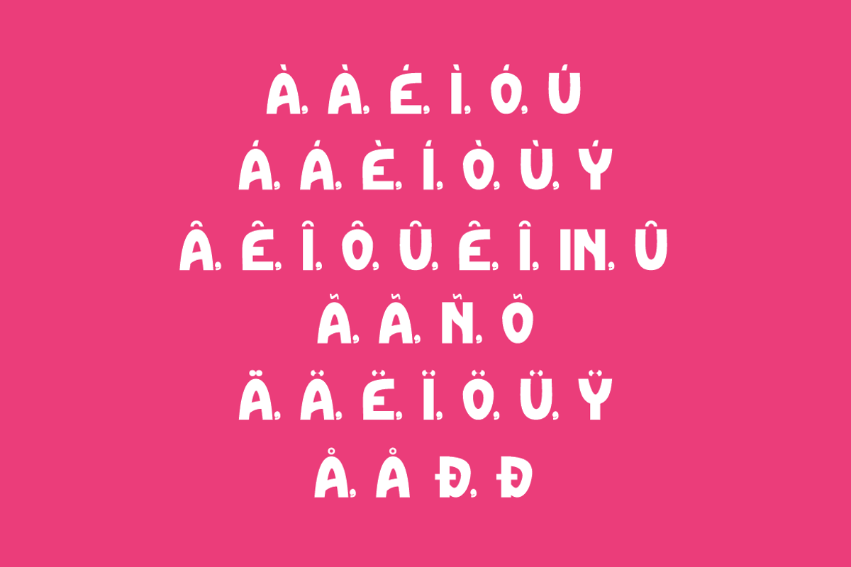 Chooky - Candy & Cute Font, a Sans Serif Font by Iqsiart Studio (Photo 7 of 10)
