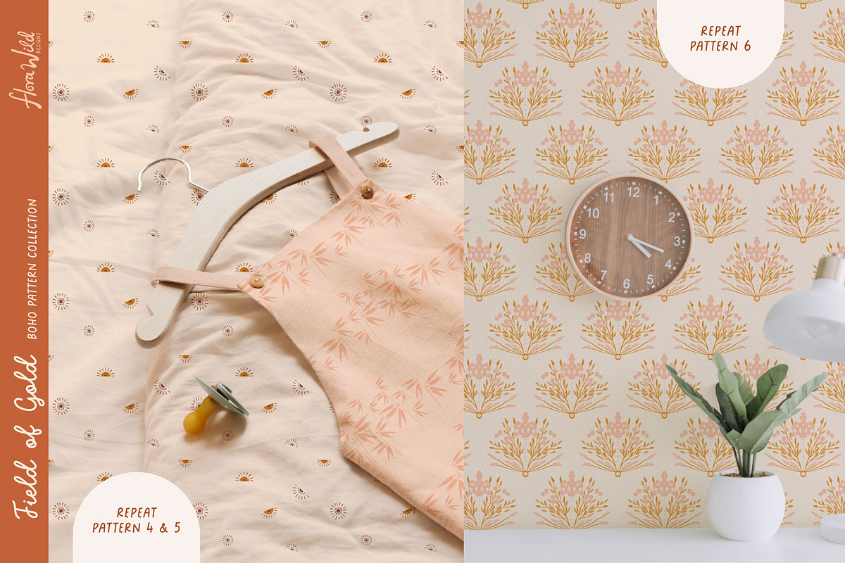 Boho Pattern Collection, a Pattern Graphic by Flora Wild Designs (Photo 4 of 6)