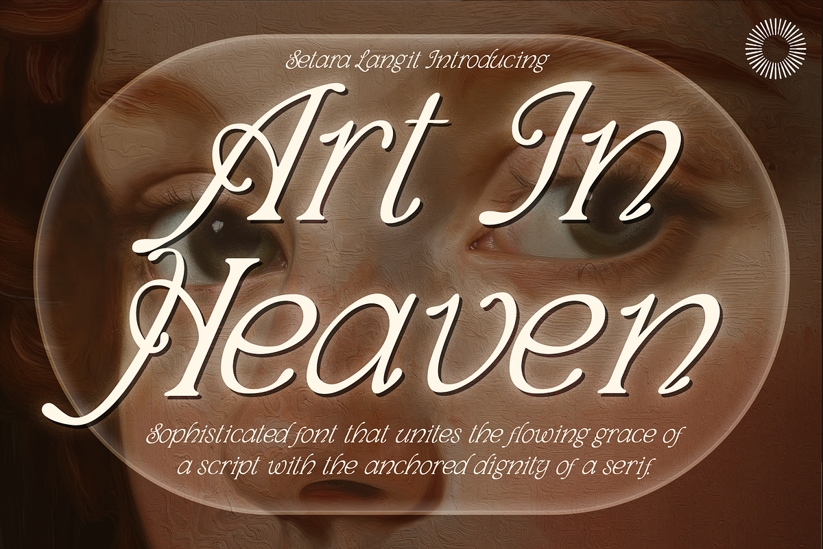 Art In Heaven - Ethereal Serif, a Serif Font by Setara Langit CreativeStd (Photo 1 of 11)