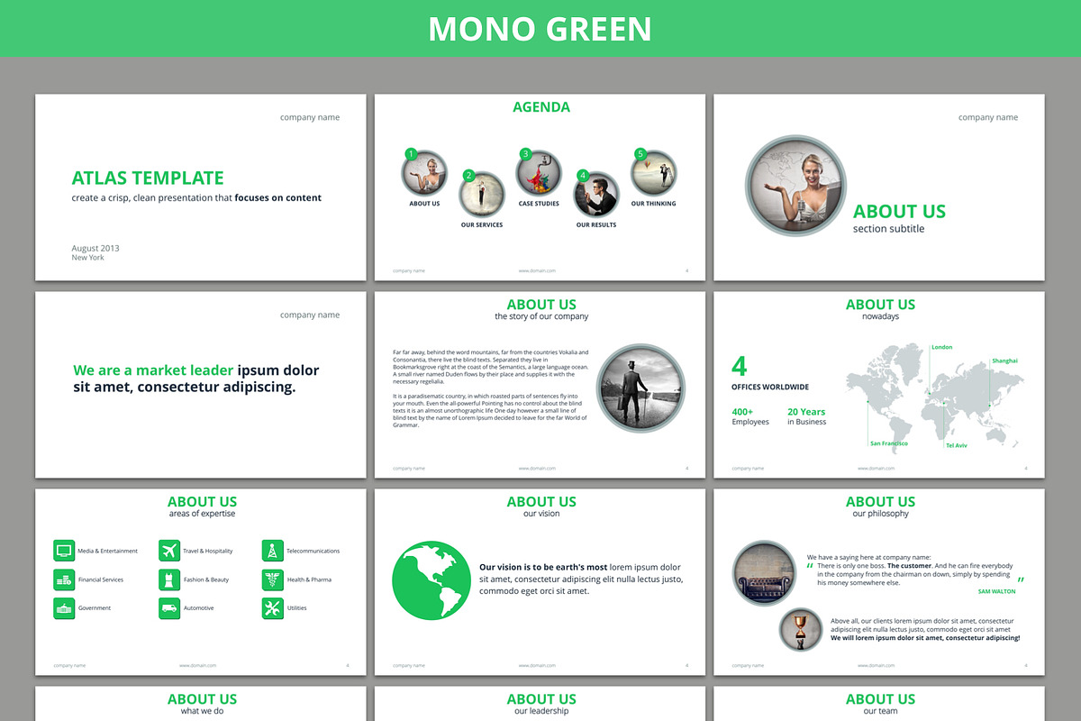 ATLAS PowerPoint Template, a Presentation Template by HuskyHouse (Photo 6 of 10)