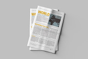 Newspaper Mockups, a Print Template by artimasa (Thumbnail 4 of 6)