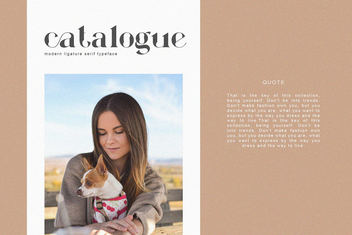 Famous Ligature Typeface, a Serif Font by Graphicxell (Photo 8 of 15)