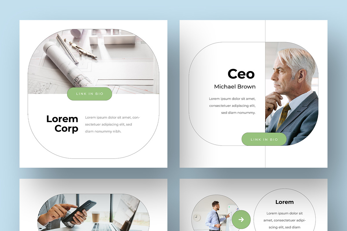 Corporate Instagram Post Templates preview 2