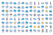 440 Weather Vector Icons Pack, an Outline Icon by Vector Portal (Thumbnail 4 of 4)