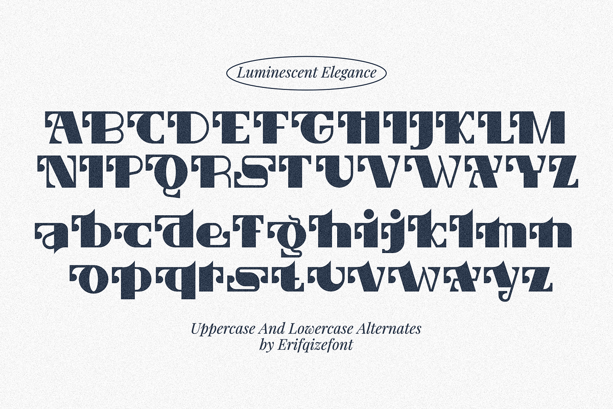 Luminescent Elegance Font, a Sans Serif Font by Erifqizefont (Photo 14 of 21)