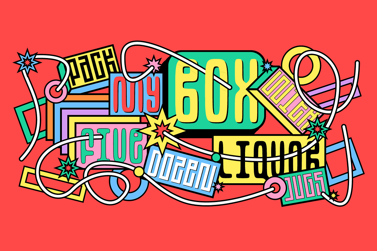 SK One Block, a Sans Serif Font by Salih Kizilkaya (Photo 9 of 9)