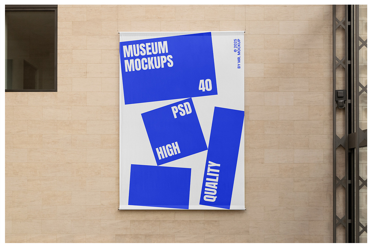 Museum Mockups - Poster & Billboards, an Advertising Mockup by Mr.Mockup™ (Photo 11 of 20)