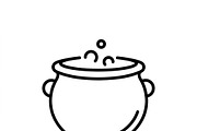 19 Witch Halloween Icon Set, an Outline Icon by adenpinkstore (Thumbnail 6 of 9)