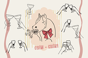 Cheers from the Horse, a Seasonal Illustration by DigARTbyHavroshka (Thumbnail 8 of 10)