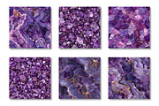Amethyst Metallic and Stone Textures, a Pattern Graphic by Canvas Craft (Thumbnail 2 of 9)
