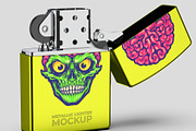 Metallic Lighter Mockup - 8 views, a Merchandise Mockup by Illusiongraphic (Thumbnail 16 of 21)