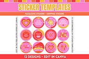 Cute Shipping Sticker Templates, a Stationery Template by SunshineStudioBoutique (Thumbnail 1 of 10)