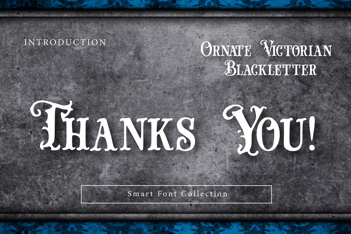Ornate victorian blackletter, a Blackletter Font by Wow Magic (Photo 3 of 3)