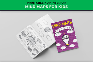 KDP Workbook With Mind Maps For Kids