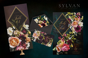 Sylvan Floral Clip Art Collection