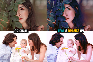 Orange & Teal 30 Cinematic FILM LUTS