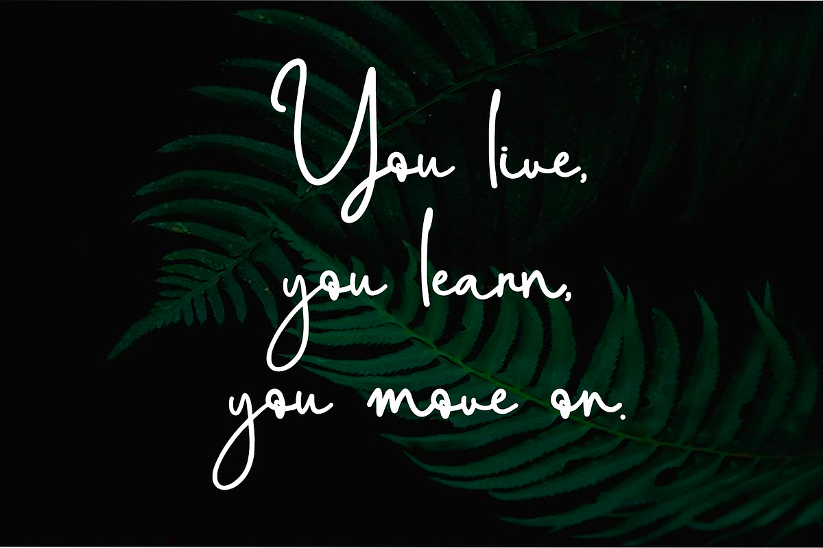 Brainy Signature Font, a Script Font by Yuby Creative (Photo 3 of 7)