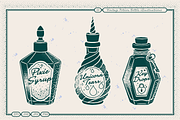 Vintage Potion Bottle Illustrations, an Object Illustration by TheFoodAtlas (Thumbnail 7 of 8)