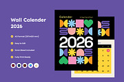 Fun Learning Wall Calendar for Kids, a Stationery Template by twinstd (Thumbnail 1 of 3)