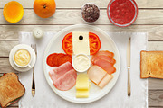 Breakfast MockUp Scene Creator, a Household Mockup by PSD Market (Thumbnail 1 of 9)