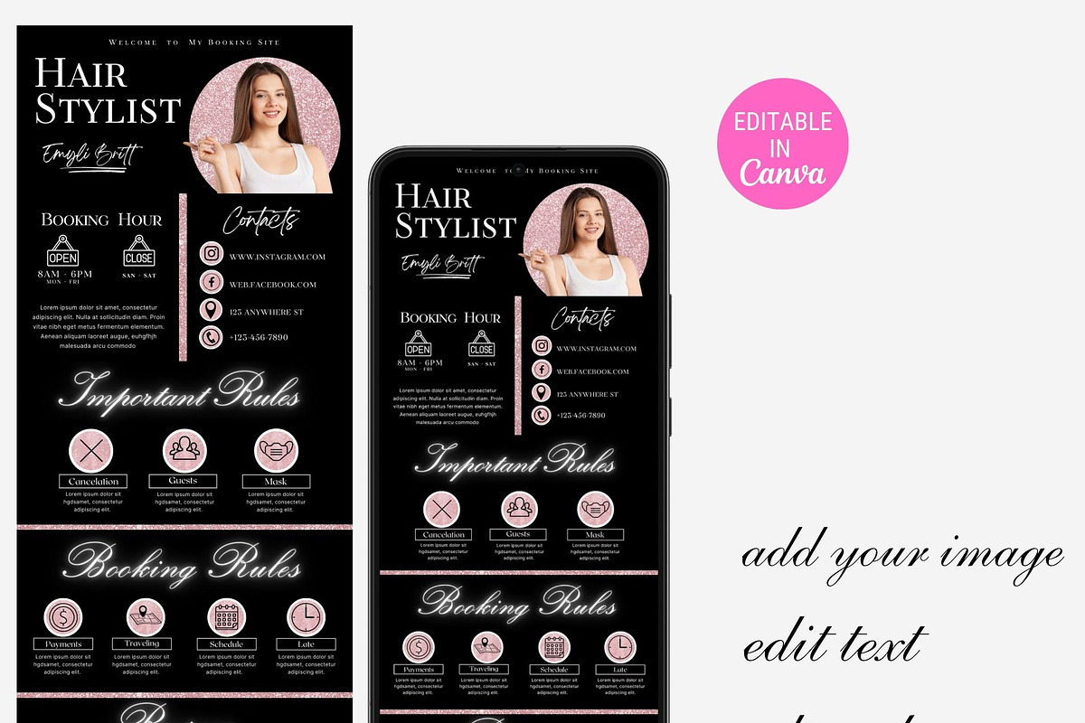 Acuity Scheduling Template, a Websites & App Template by TimCanvaTemplate (Photo 4 of 5)