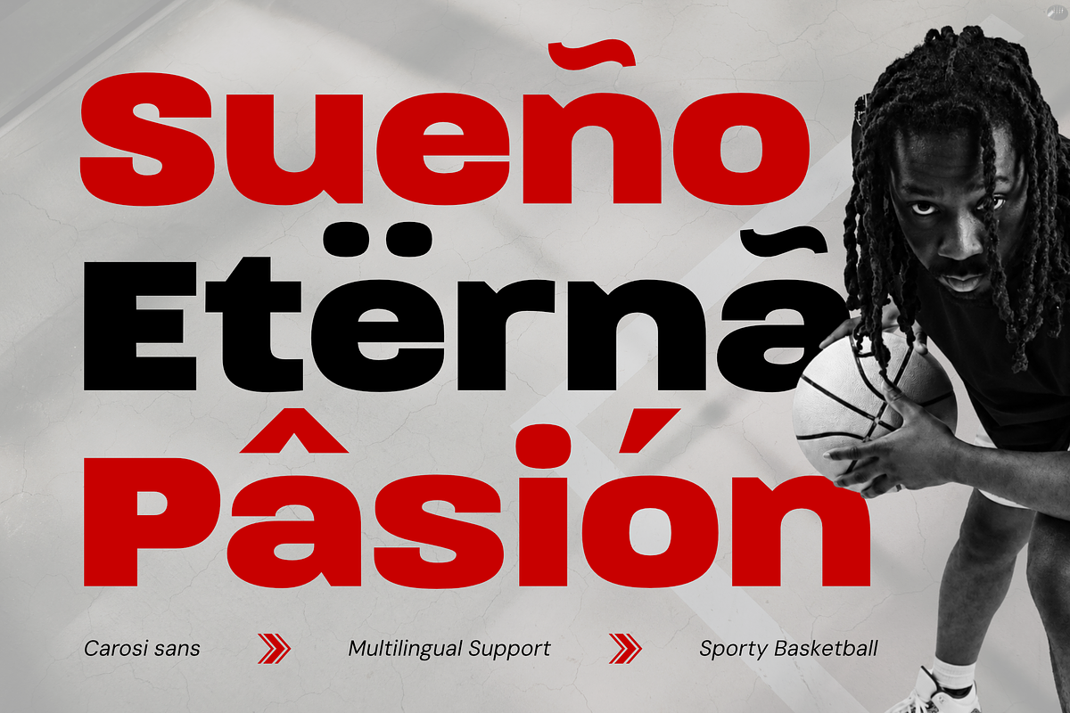 Carosi - Bold Wide Modern Sport Sans, a Sans Serif Font by Typia Nesia (Photo 11 of 11)