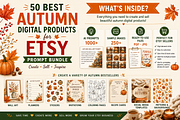 Autumn Digital Products & AI Prompts, an Object Graphic by Daffodil Dream Studio (Thumbnail 2 of 3)