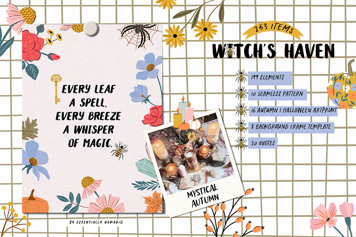 Magical Autumn Clipart Collection, an Object Illustration by Essentially Nomadic (Photo 2 of 14)