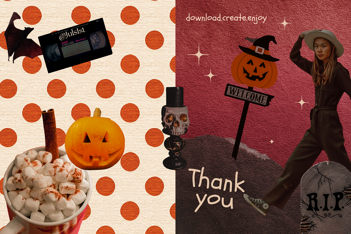 Spooky Halloween Collage Kit, an Object Graphic by JulsIst (Photo 9 of 9)