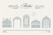 Vintage Chinoiserie Frame Collection, an Illustration by NassyArt (Thumbnail 4 of 22)