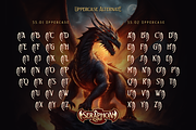 Seraphon, a Serif Font by Burntilldead (Thumbnail 5 of 13)