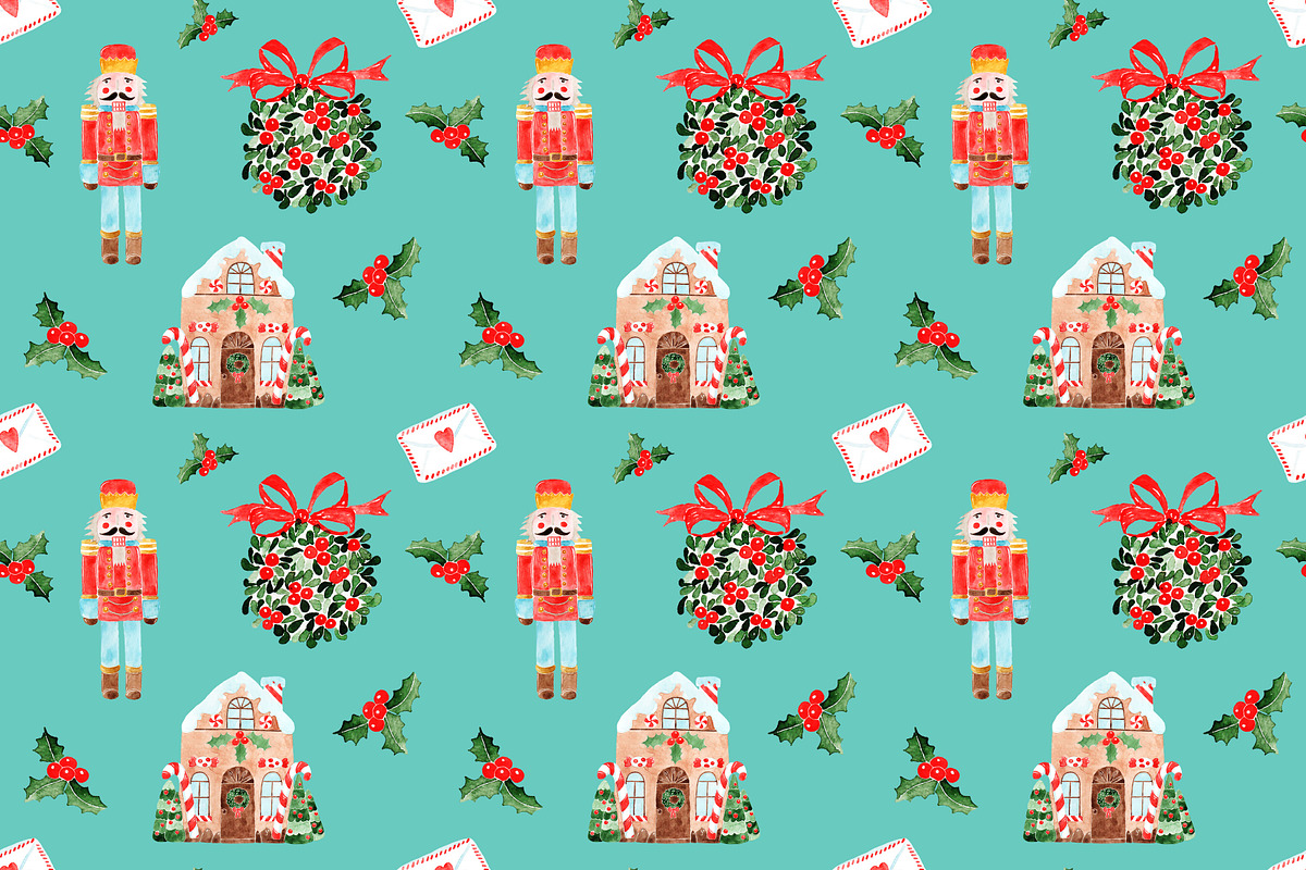 Christmas Background, Pattern, Paper preview 2