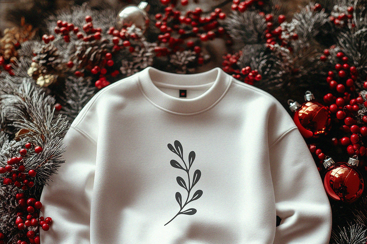 Simple Floral Branch and Wreath Set, an Object Graphic by DesignBTF (Photo 5 of 5)