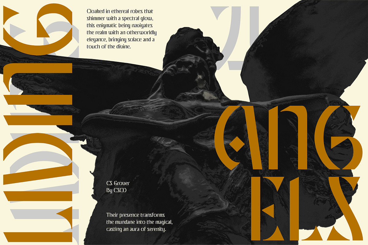 CS Grover – Display Font, a Sans Serif Font by Craft Supply Co. (Photo 4 of 8)