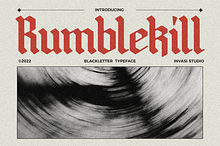 Rumblekill - Rounded Blackletter