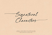 Signatural Handwritten Script Font, a Script Font by Letteralle Studios (Thumbnail 4 of 9)