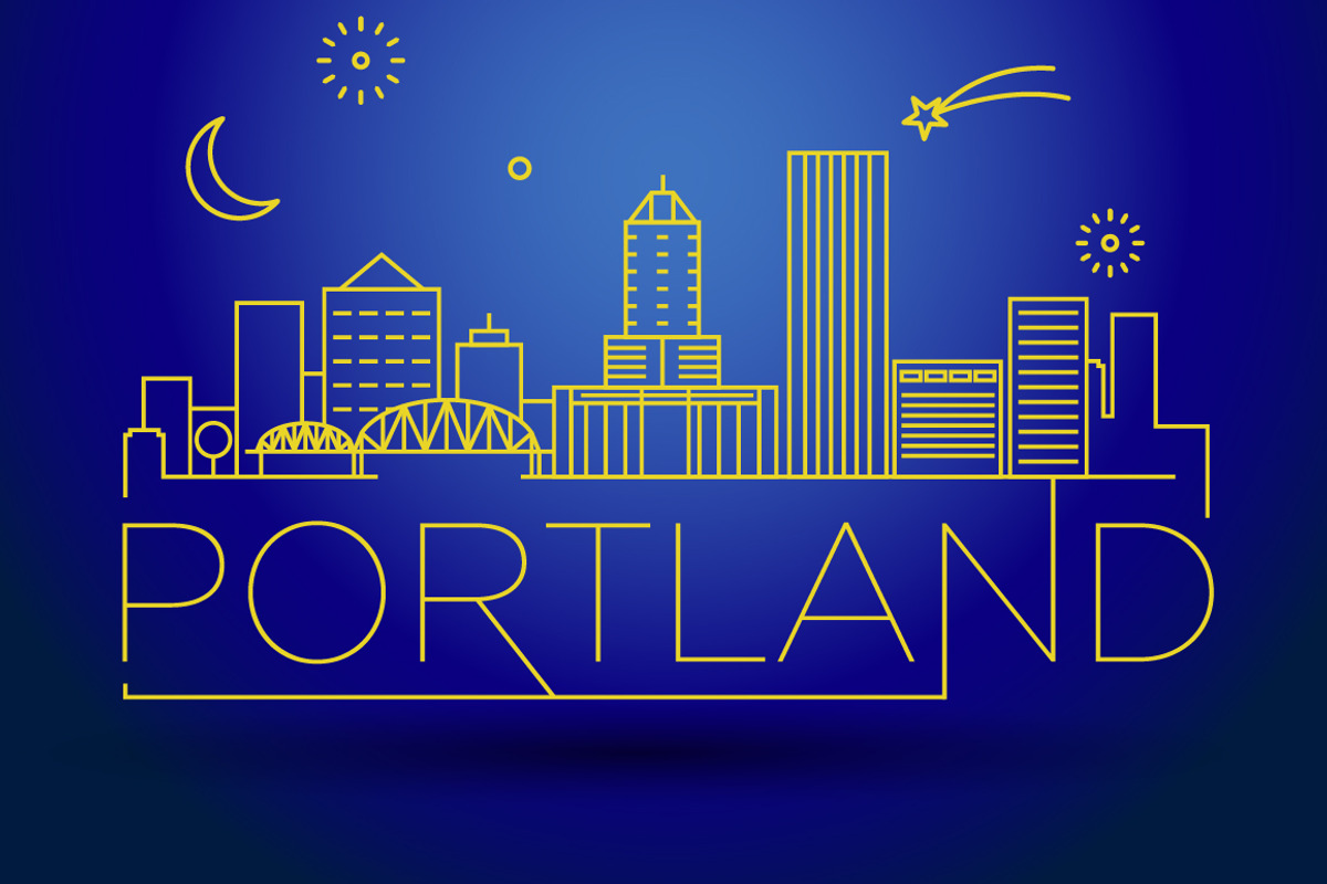 40 - Linear Style USA Cities, an Outline Icon by Kursat Unsal (Photo 3 of 4)