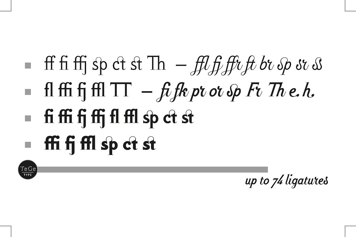 Falace, a Serif Font by TeGeType foundry (Photo 5 of 7)