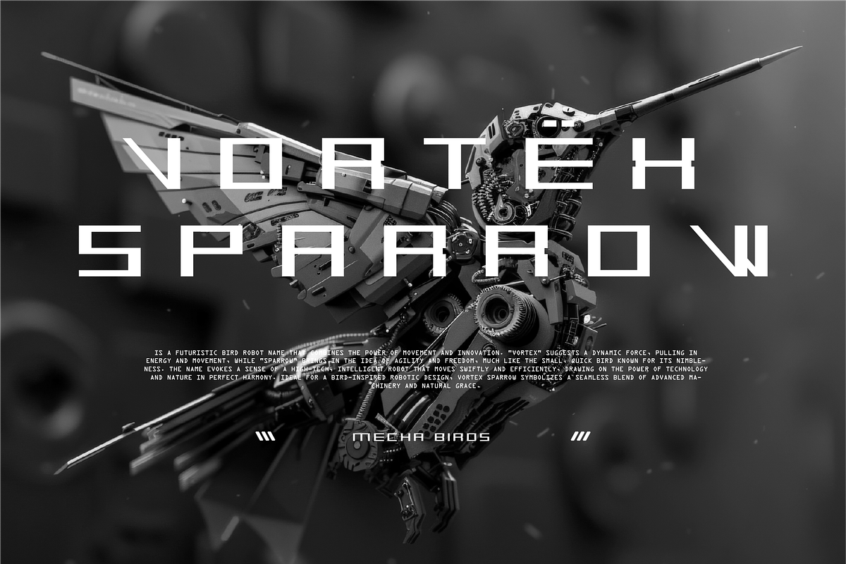 Netrox - Futuristic Display Font, a Sans Serif Font by Typeagle (Photo 5 of 11)