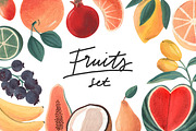 Fruits Acrylic/Gouache Set, a Food Illustration by Anny (Thumbnail 1 of 5)