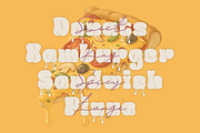 Greasy Bubble Font, a Font by madeDeduk (Thumbnail 5 of 10)