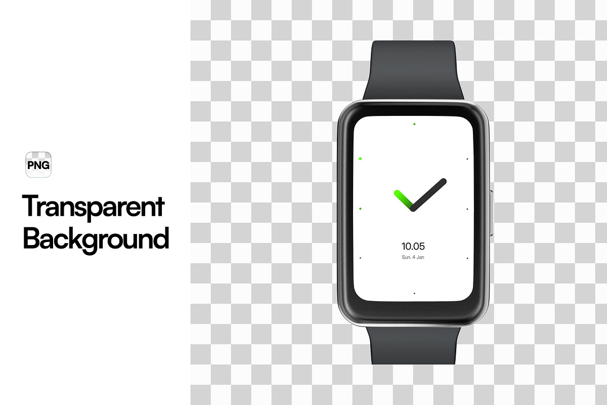 Smartwatch Mockup, a Wearable Device Mockup by SLAB! Design (Photo 2 of 9)