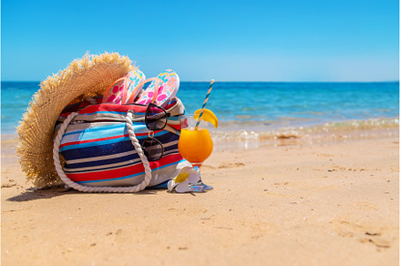 Bag and things for relaxing on the, a Holiday Photo by yanadjana