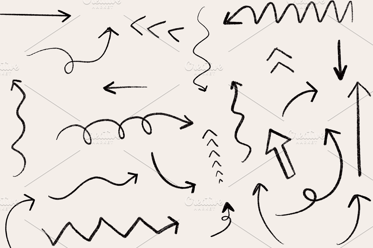 154 Hand Drawn Scribbles & Doodles, an Illustration by Scribble Society (Photo 3 of 4)