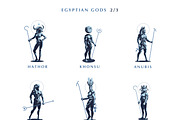 Set of Egiptian Gods, a Graphic by Masterlevsha (Thumbnail 10 of 11)